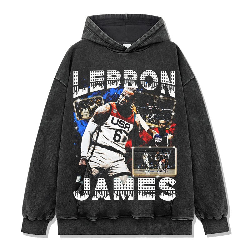 LEBRON JAMES VINTAGE HOODIE · ROOKIE YEAR