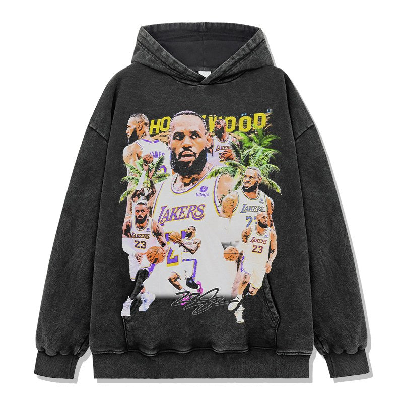 LEBRON JAMES VINTAGE HOODIE · AND ONE