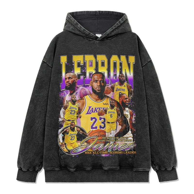LEBRON JAMES VINTAGE HOODIE · SLAM DUNK