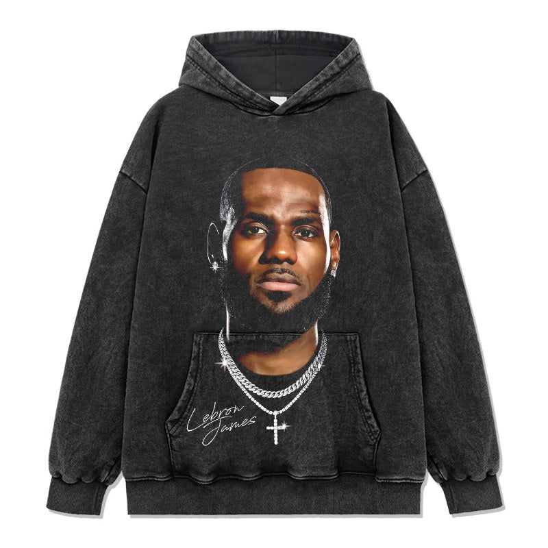 LEBRON JAMES VINTAGE HOODIE · DYNASTY