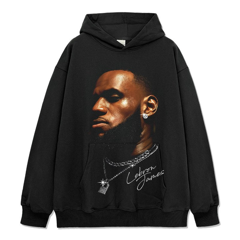 LEBRON JAMES VINTAGE HOODIE · HALL OF FAME
