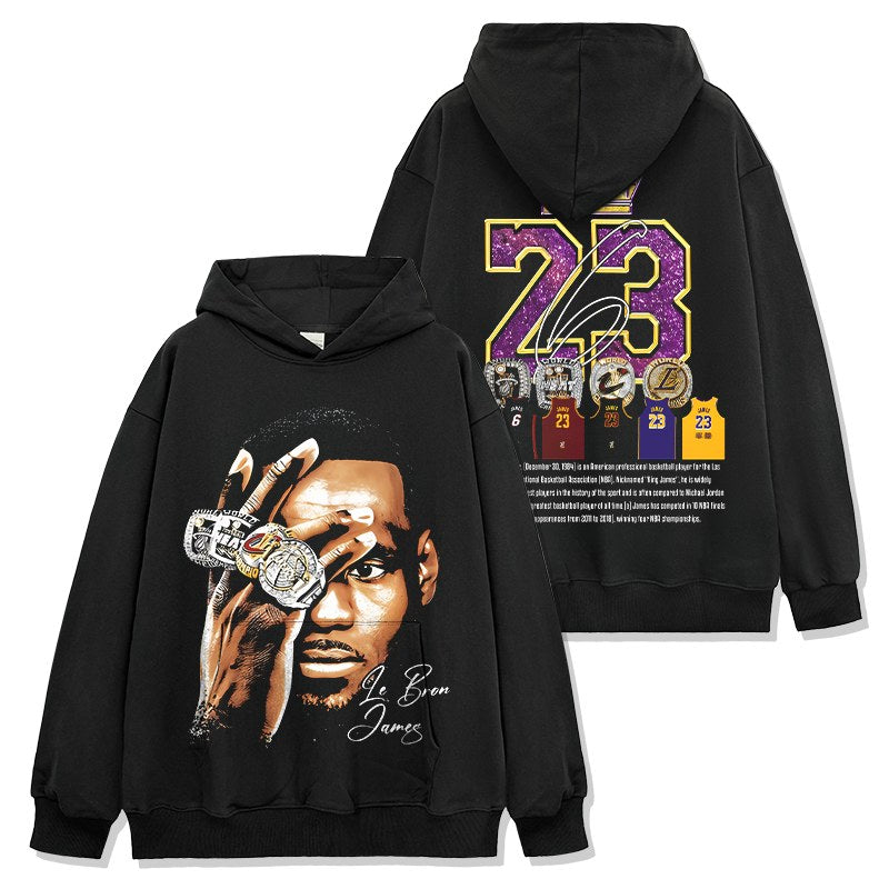 LEBRON JAMES VINTAGE HOODIE · CROSSOVER