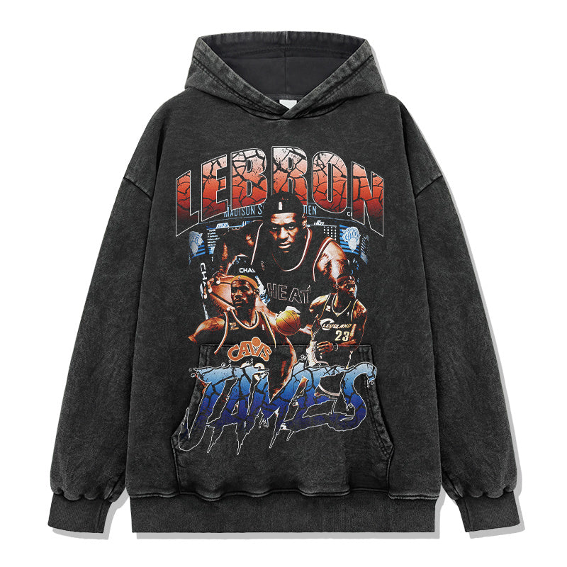 LEBRON JAMES VINTAGE HOODIE · NET CUTTER