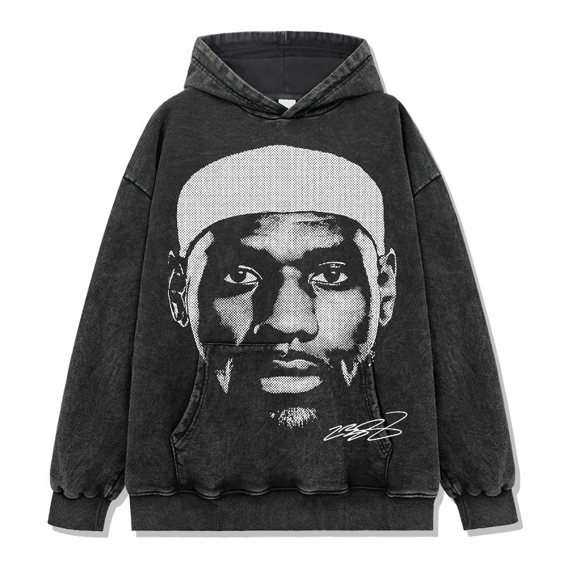 LEBRON JAMES VINTAGE HOODIE · SIXTH MAN