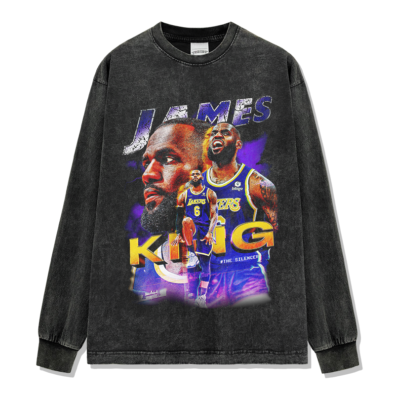 LEBRON JAMES LONG SLEEVE · BANNER NIGHT
