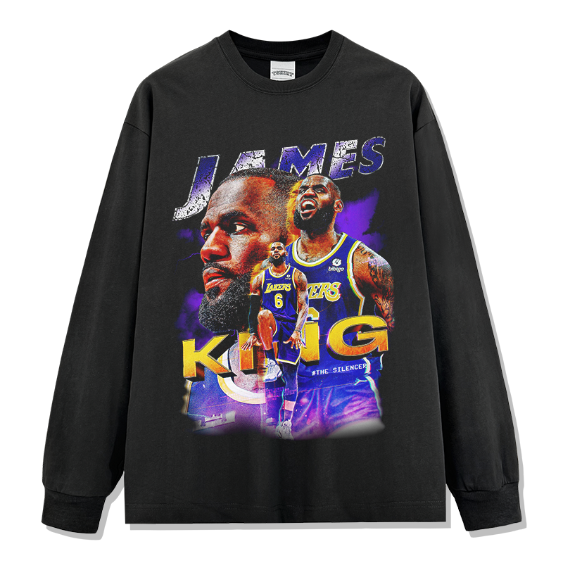 LEBRON JAMES LONG SLEEVE · BANNER NIGHT