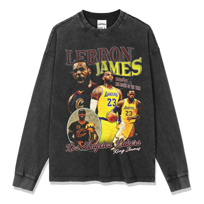 LEBRON JAMES LONG SLEEVE · LOGO SHOT