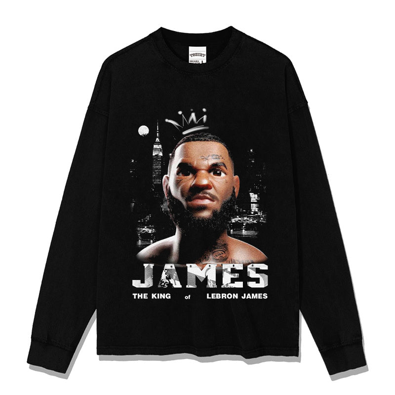 LEBRON JAMES LONG SLEEVE · CORNER THREE
