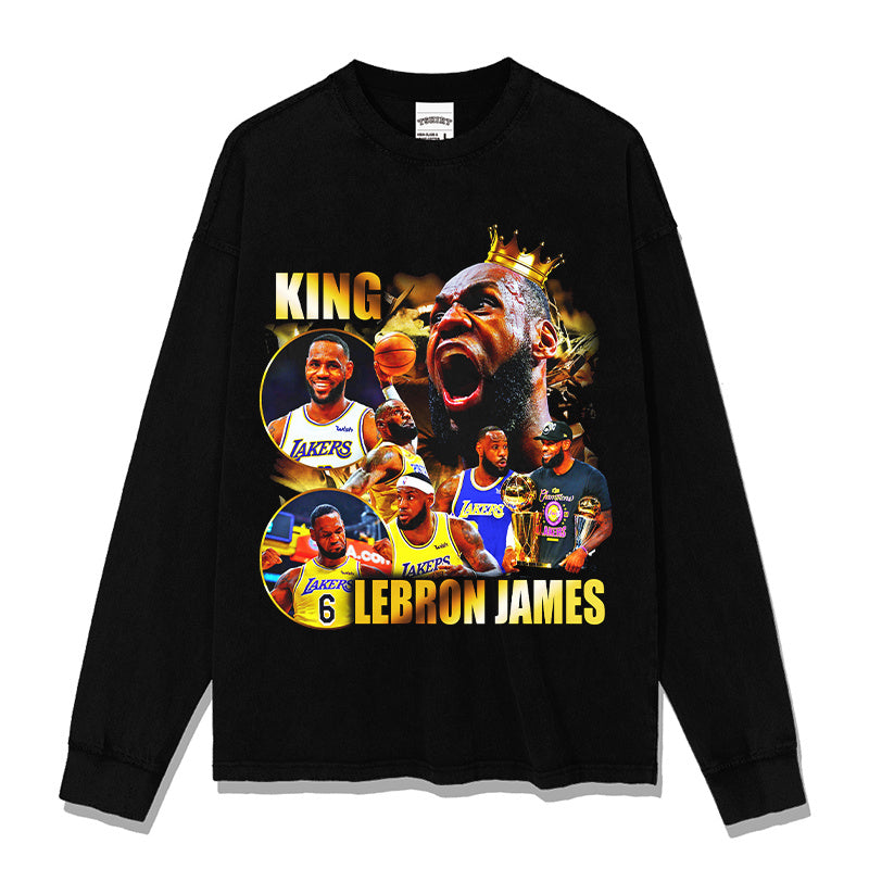 LEBRON JAMES LONG SLEEVE · TIP OFF