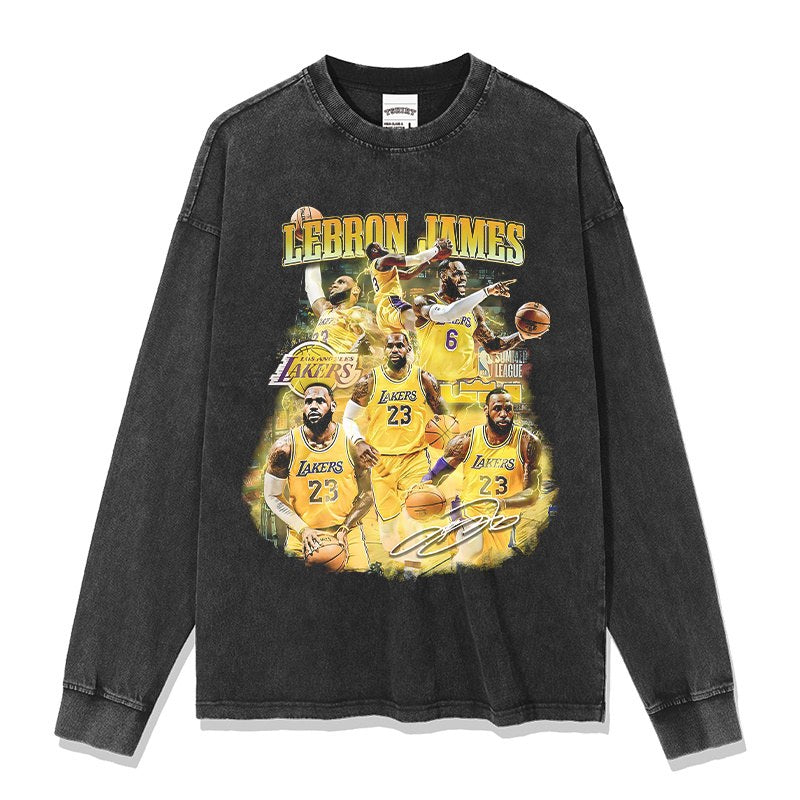 LEBRON JAMES LONG SLEEVE · BLOCK PARTY