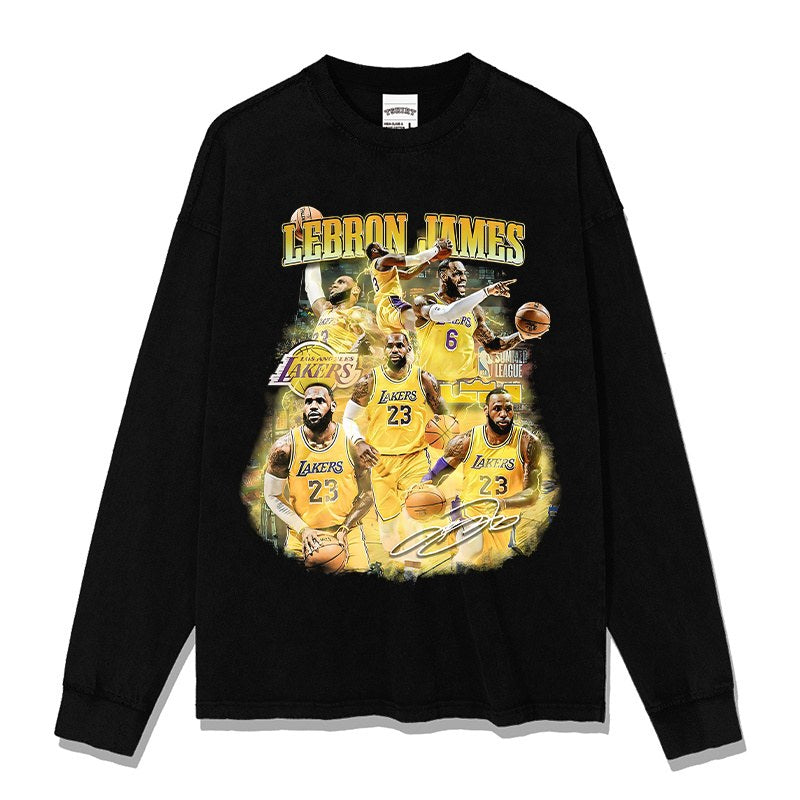 LEBRON JAMES LONG SLEEVE · BLOCK PARTY
