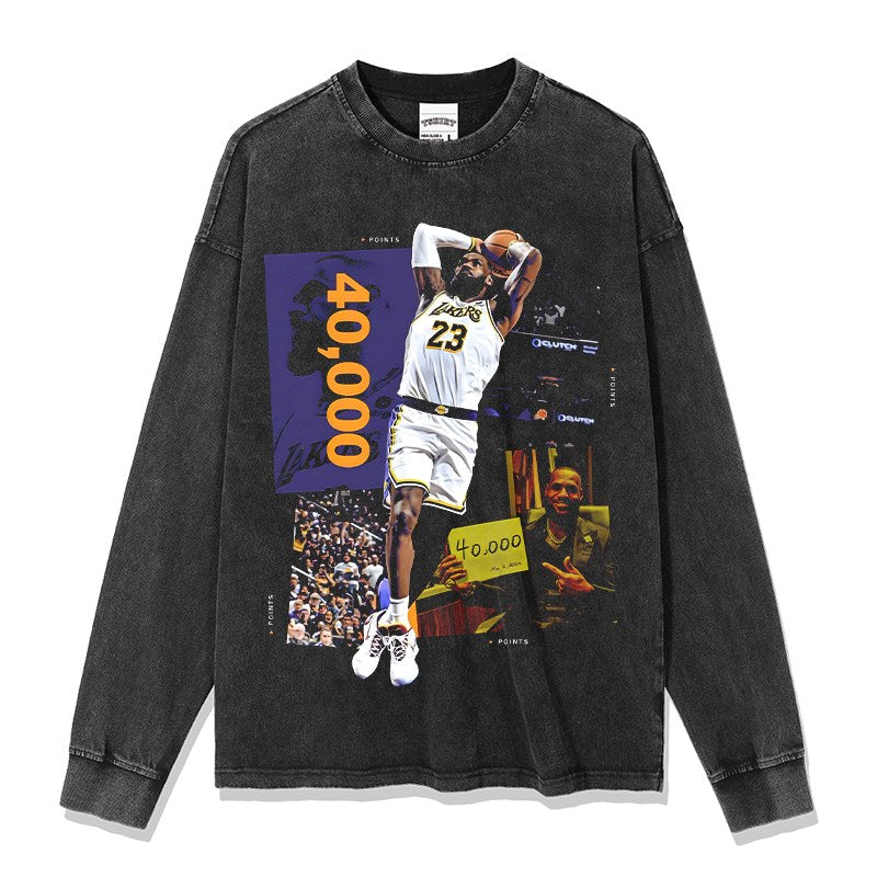 LEBRON JAMES LONG SLEEVE · ALLEY OOP