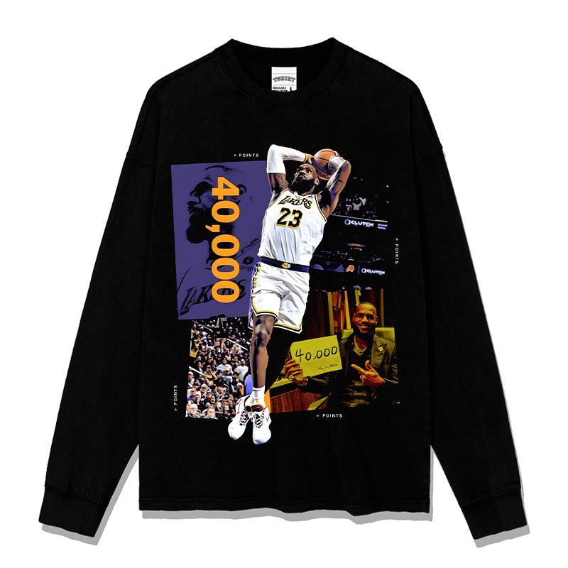LEBRON JAMES LONG SLEEVE · ALLEY OOP