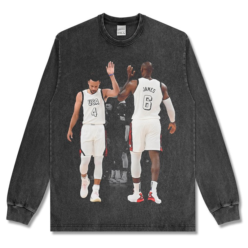 LEBRON JAMES LONG SLEEVE · TRIPLE DOUBLE