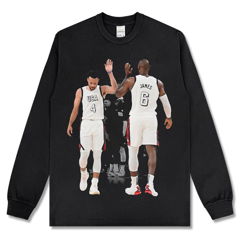 LEBRON JAMES LONG SLEEVE · TRIPLE DOUBLE