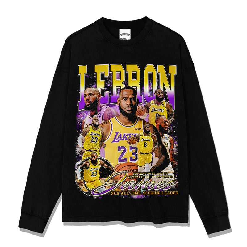 LEBRON JAMES LONG SLEEVE · SLAM DUNK