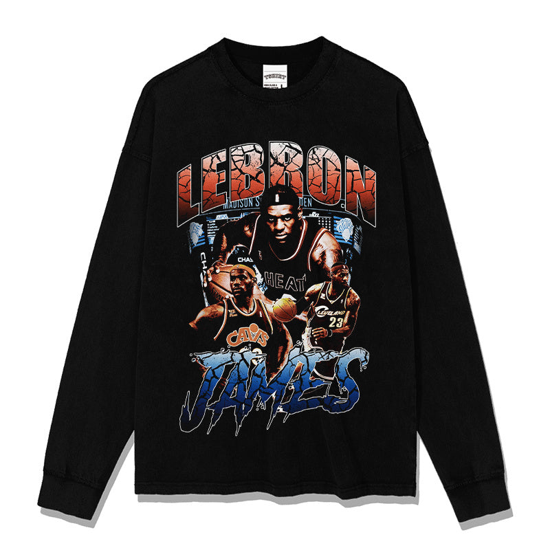 LEBRON JAMES LONG SLEEVE · NET CUTTER