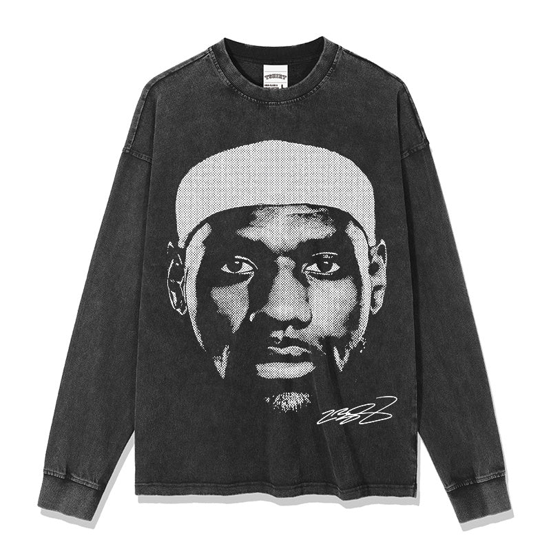 LEBRON JAMES LONG SLEEVE · SIXTH MAN