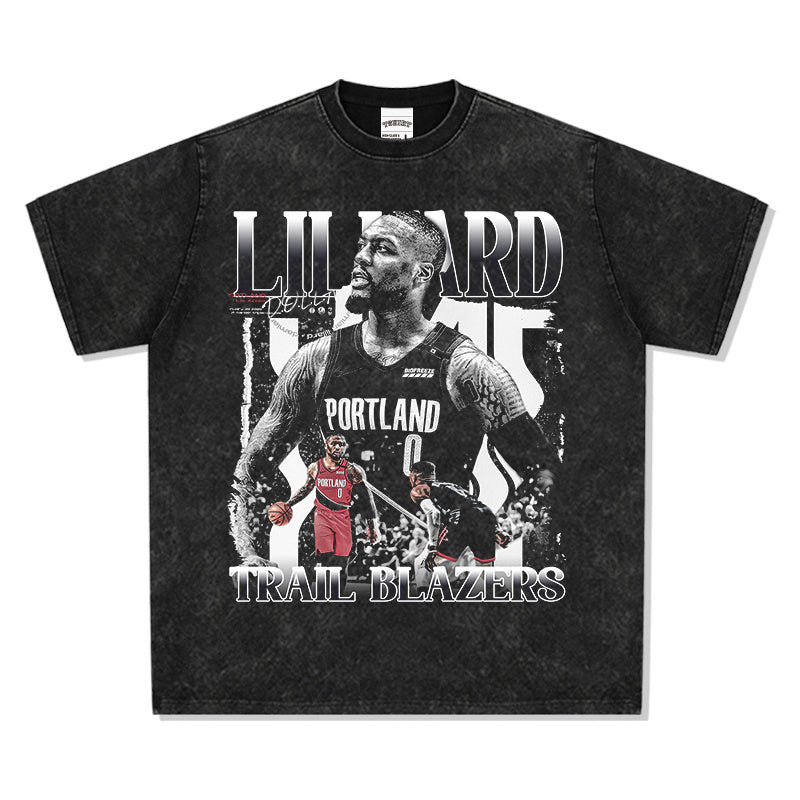DAMIAN LILLARD VINTAGE TEE · LEGEND