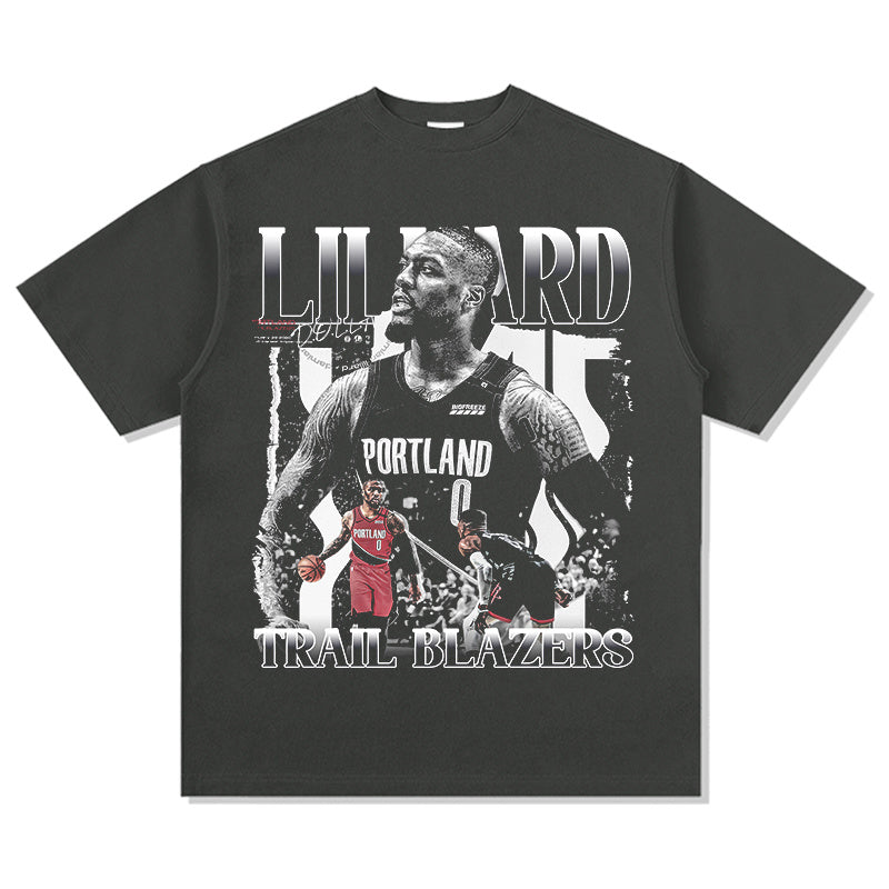 DAMIAN LILLARD VINTAGE TEE · LEGEND