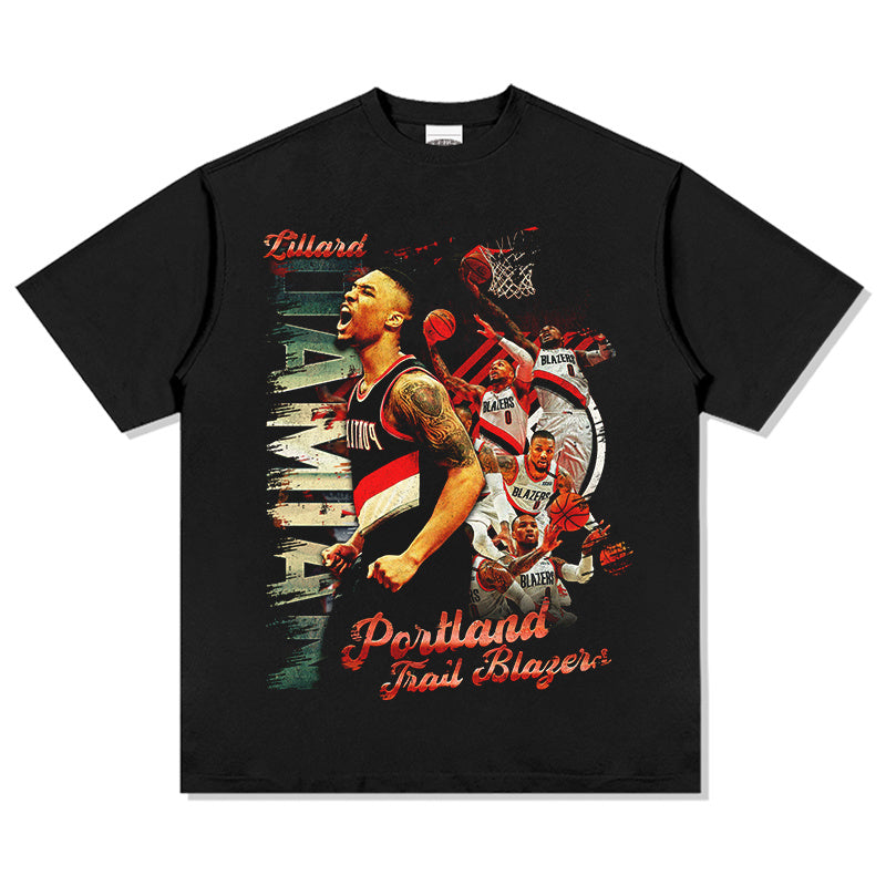 DAMIAN LILLARD VINTAGE TEE · ICON