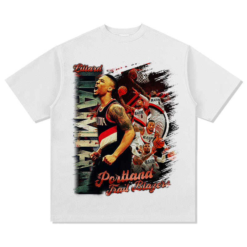 DAMIAN LILLARD VINTAGE TEE · ICON