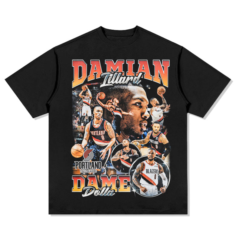 DAMIAN LILLARD VINTAGE TEE · CLUTCH