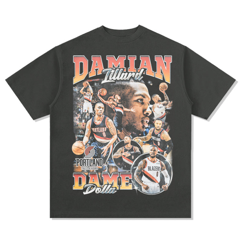 DAMIAN LILLARD VINTAGE TEE · CLUTCH