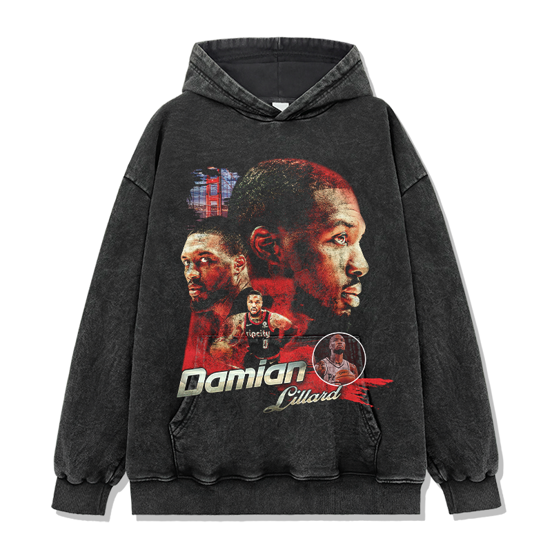 DAMIAN LILLARD VINTAGE HOODIE · MVP