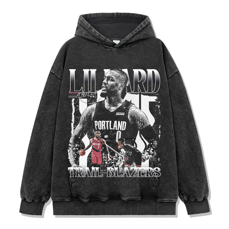 DAMIAN LILLARD VINTAGE HOODIE · LEGEND
