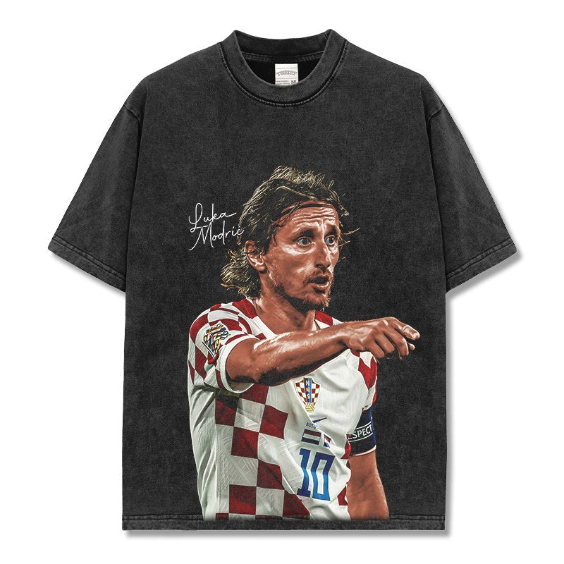 LUKA MODRIĆ VINTAGE TEE · NIGHT GAME