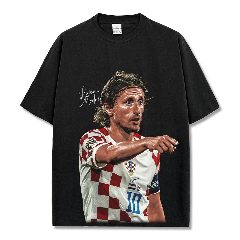 LUKA MODRIĆ VINTAGE TEE · NIGHT GAME