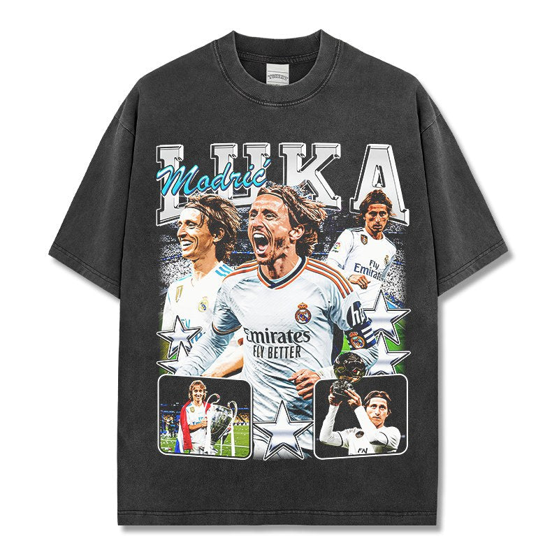 LUKA MODRIĆ VINTAGE TEE · GOLDEN BOOT