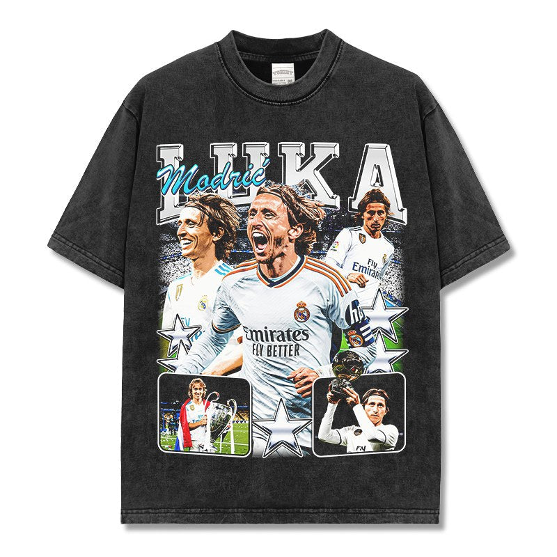 LUKA MODRIĆ VINTAGE TEE · GOLDEN BOOT