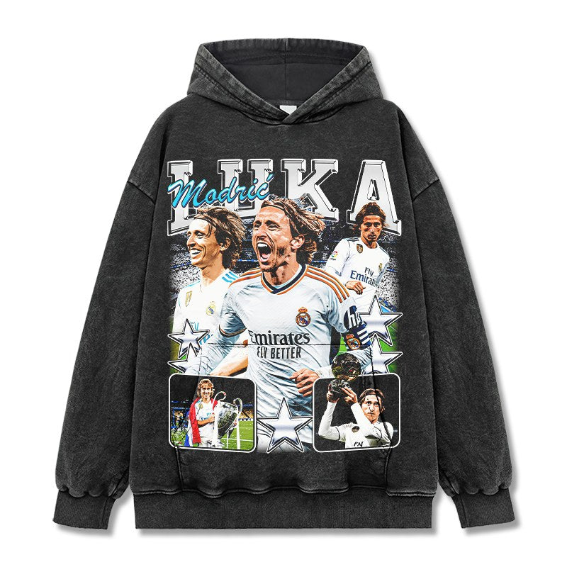 LUKA MODRIĆ VINTAGE HOODIE · GOLDEN BOOT