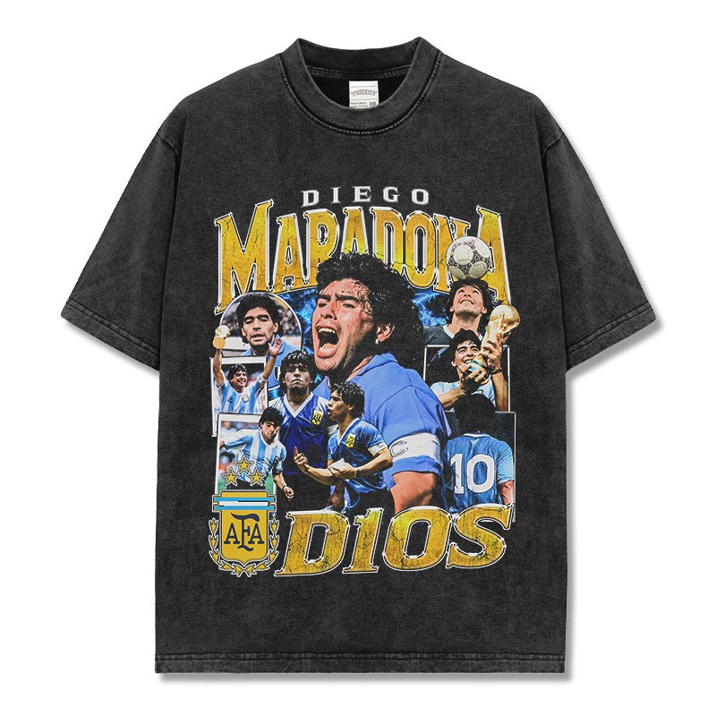 MARADONA VINTAGE TEE · NIGHT GAME