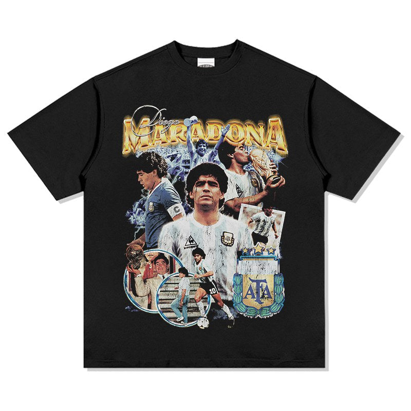 MARADONA VINTAGE TEE · GOLDEN BOOT