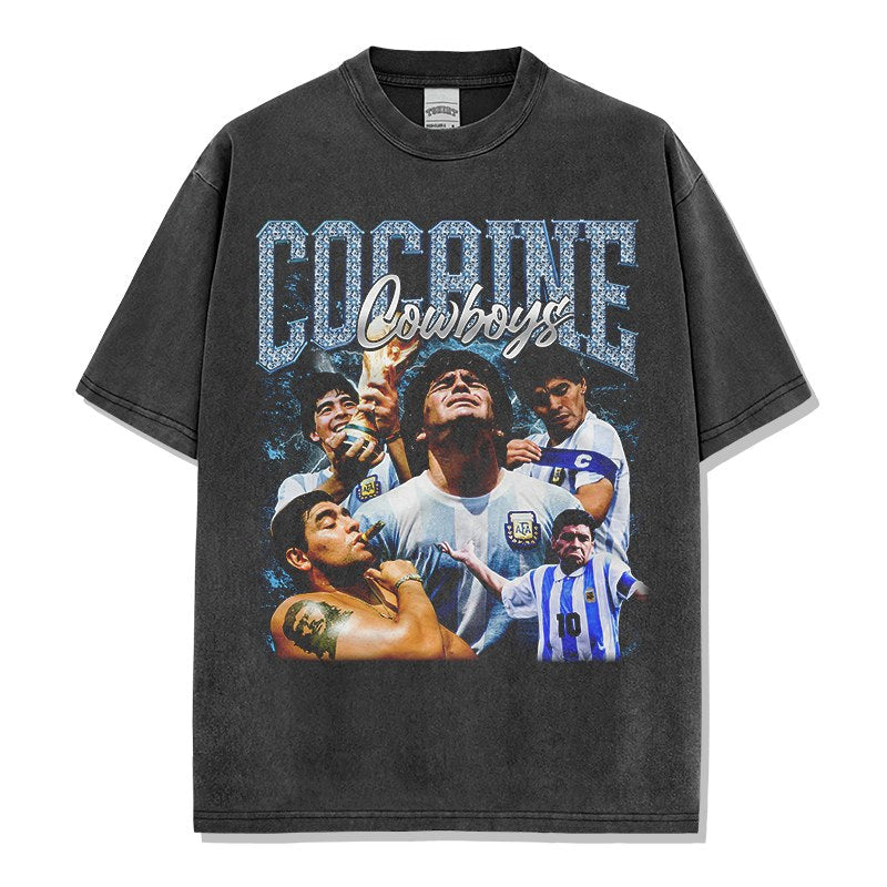 MARADONA VINTAGE TEE · HAND OF GOD