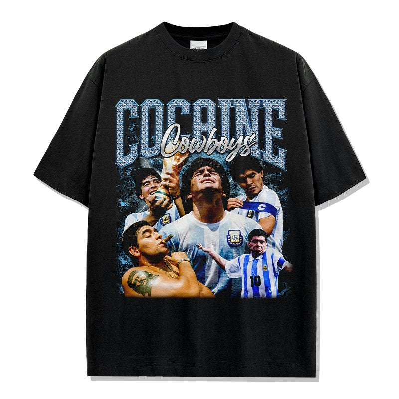 MARADONA VINTAGE TEE · HAND OF GOD