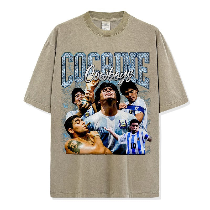 MARADONA VINTAGE TEE · HAND OF GOD