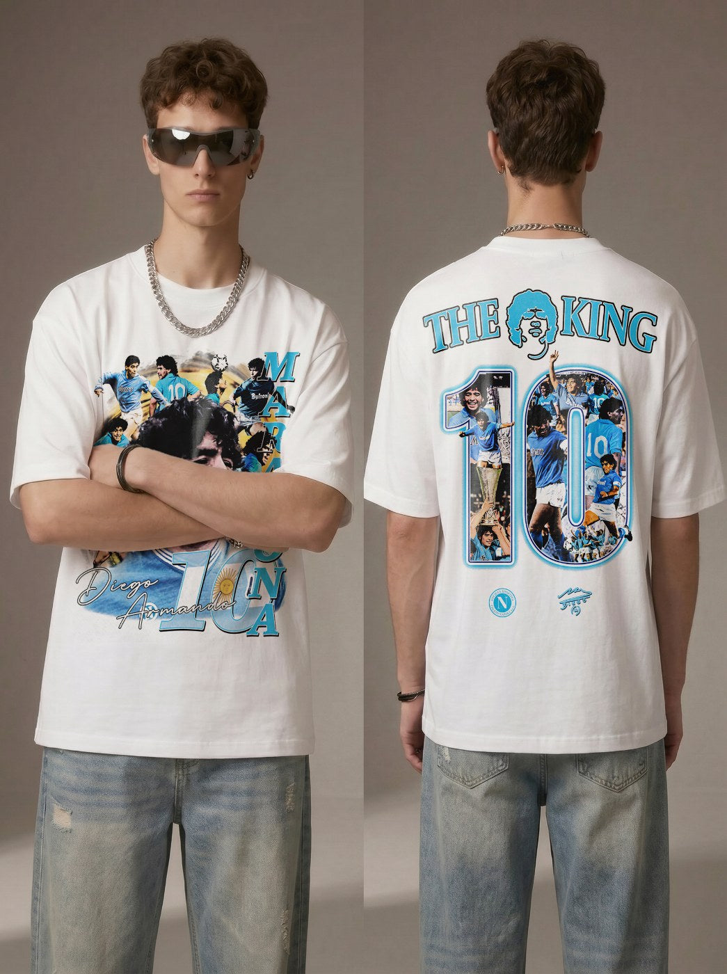 MARADONA VINTAGE TEE · VILLA FIORITO