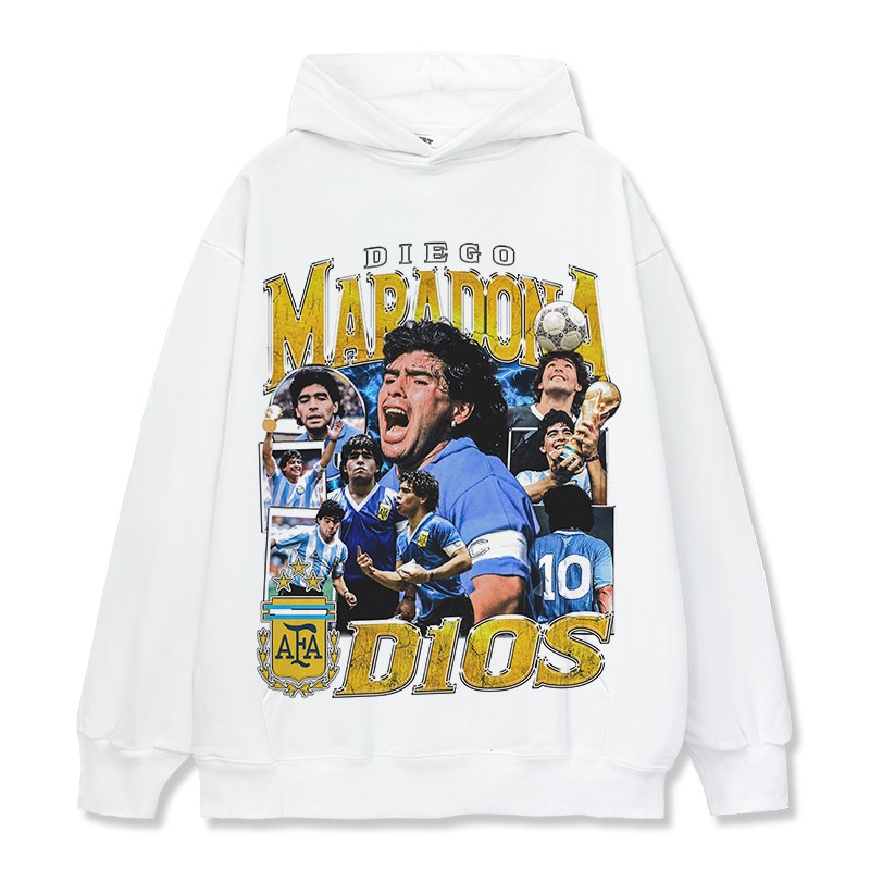 MARADONA VINTAGE HOODIE · NIGHT GAME
