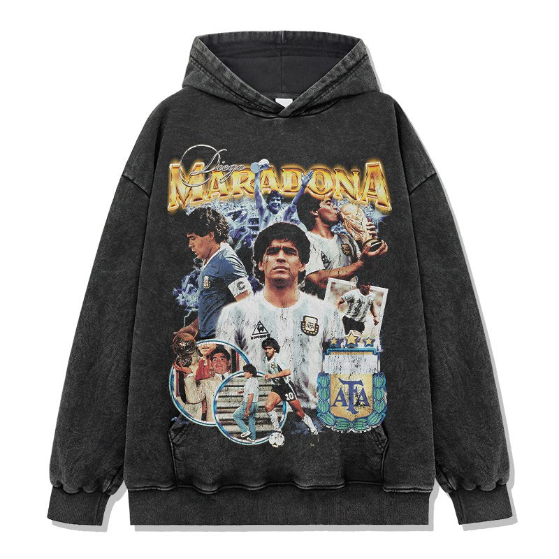 MARADONA VINTAGE HOODIE · GOLDEN BOOT