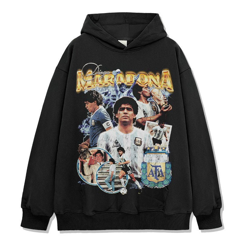 MARADONA VINTAGE HOODIE · GOLDEN BOOT