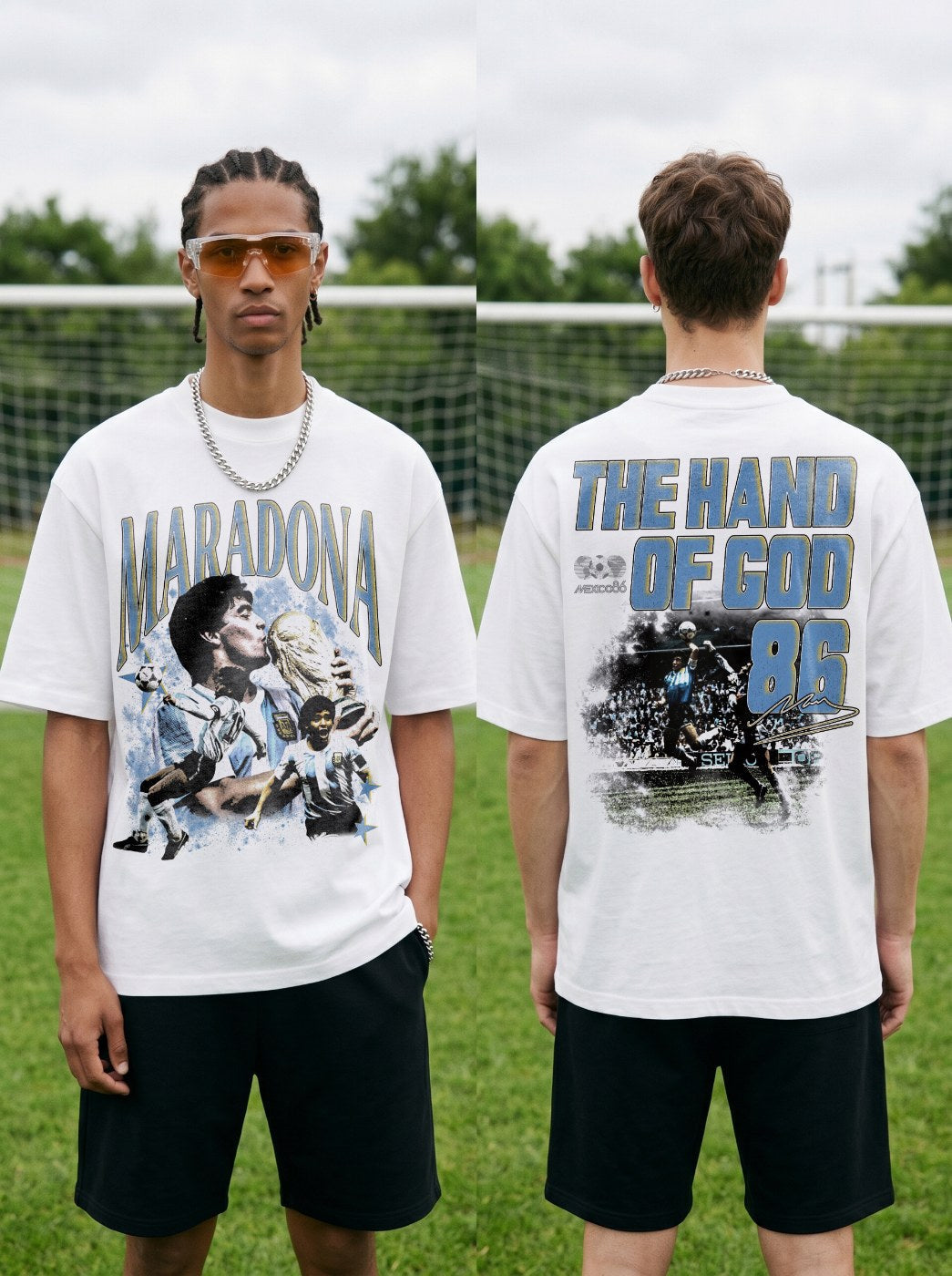 MARADONA VINTAGE HOODIE · EL DIEGO