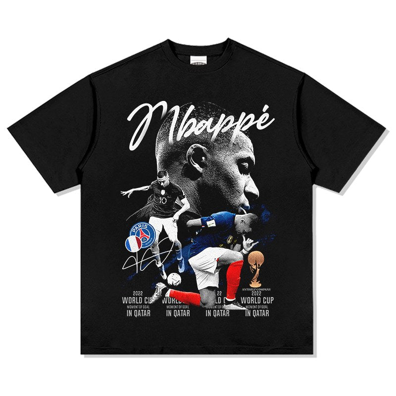 MBAPPÉ VINTAGE TEE · TOP BIN