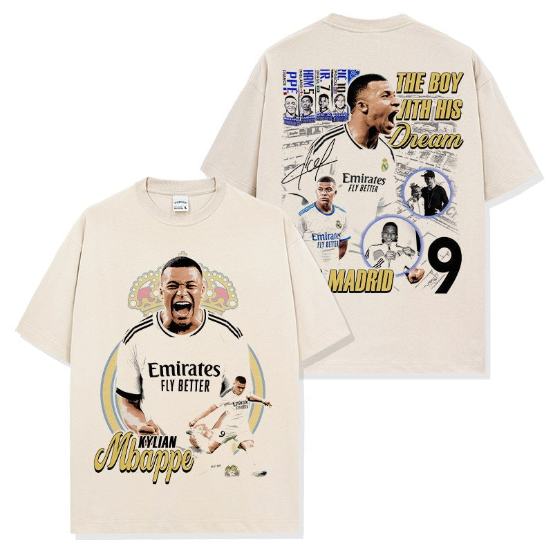 MBAPPÉ VINTAGE TEE · KICK OFF