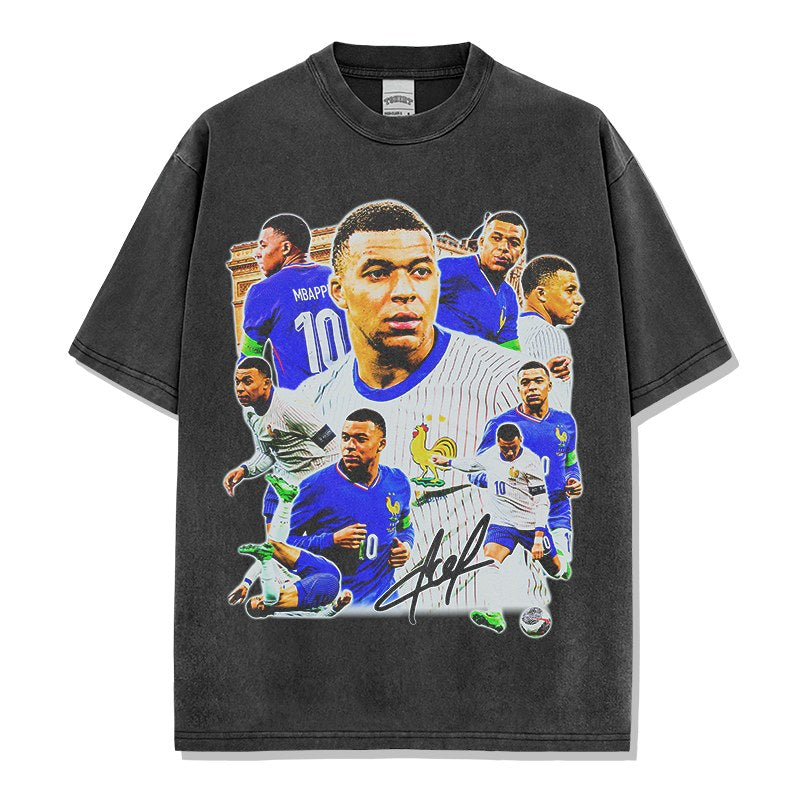 MBAPPÉ VINTAGE TEE · FLOODLIGHTS