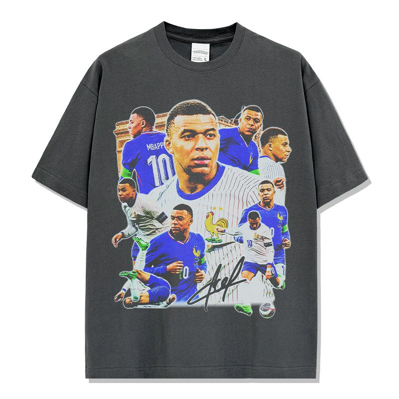MBAPPÉ VINTAGE TEE · FLOODLIGHTS