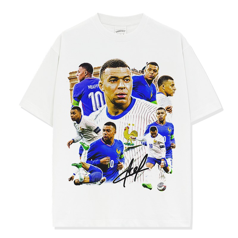 MBAPPÉ VINTAGE TEE · FLOODLIGHTS
